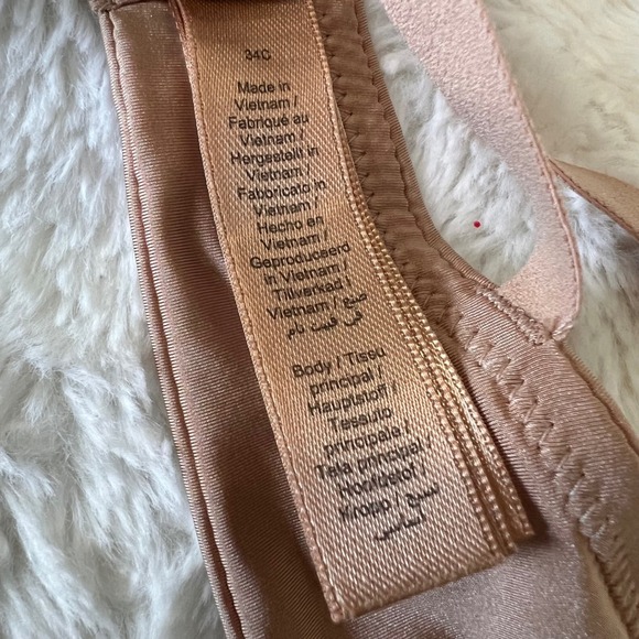 SKIMS Women's Wireless Form Maternity TShirt Demi Nursing Bra Clay 34C NWT - Picture 9 of 10